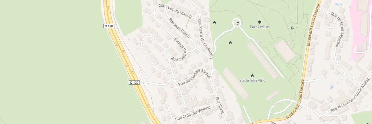 Plan du 32 Rue Yves du Manoir à Aurillac