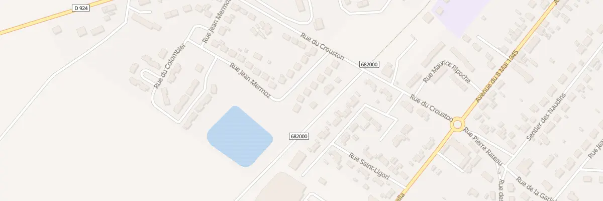 Plan du 11 Rue Jean Mermoz à Aubigny-sur-Nère