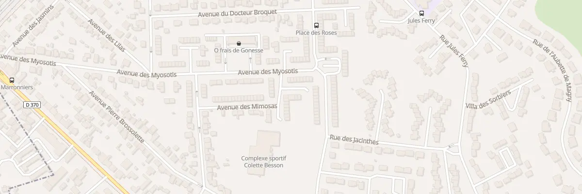 Plan du 4 Av des Jonquilles à Gonesse