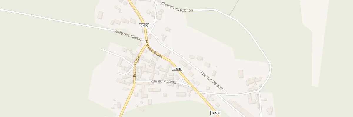 Plan du 3 Rue des Vergers à Buthiers