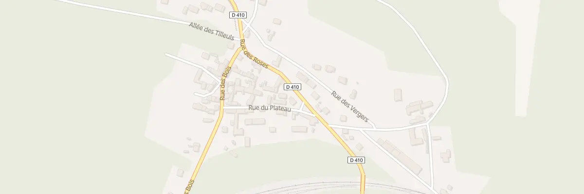 Plan du 14 Rue du Plateau à Buthiers