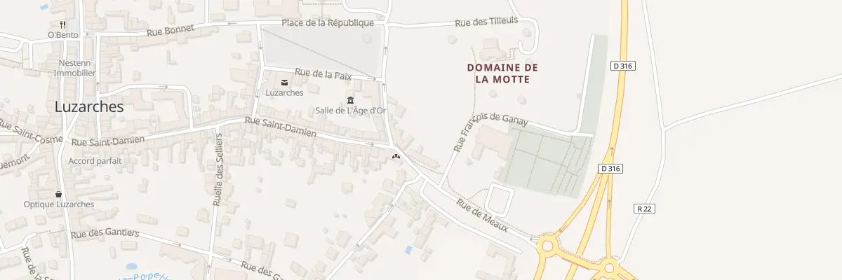Plan du 71 Rue Saint-Damien à Luzarches