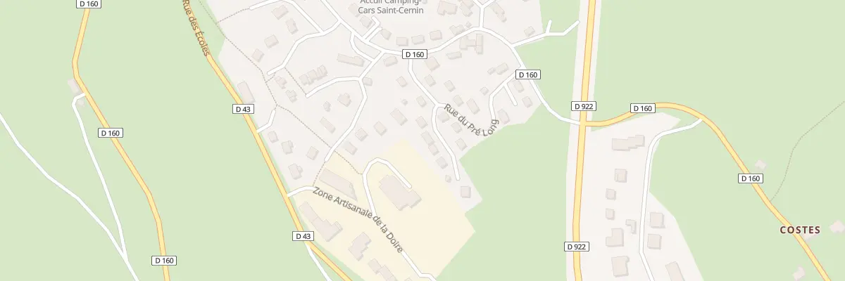 Plan du 8 Rue du Pré Long à Saint-Cernin