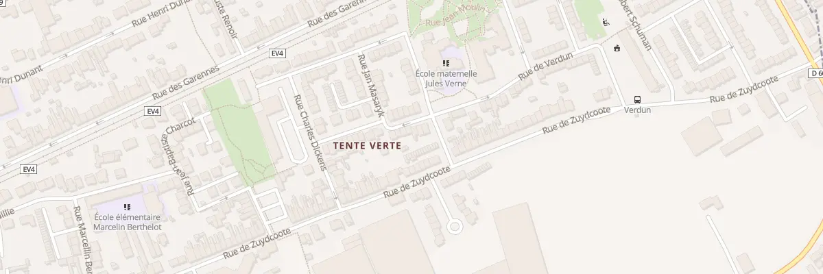 Plan du 106 Rue de la Marne à Dunkerque