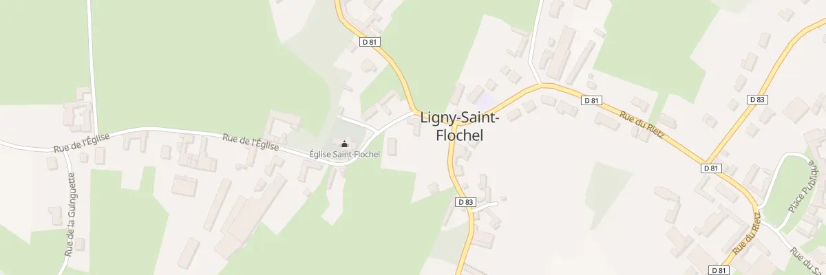 Plan du 1 Rue de l’Eglise à Ligny-Saint-Flochel
