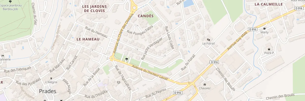 Plan du 15 Rue Louis Codet à Prades