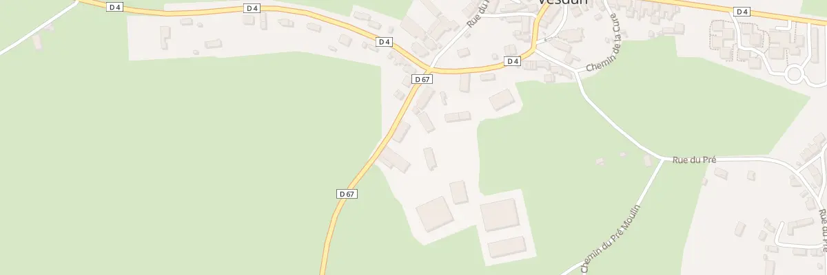Plan du 3 Rue du Parquet à Vesdun