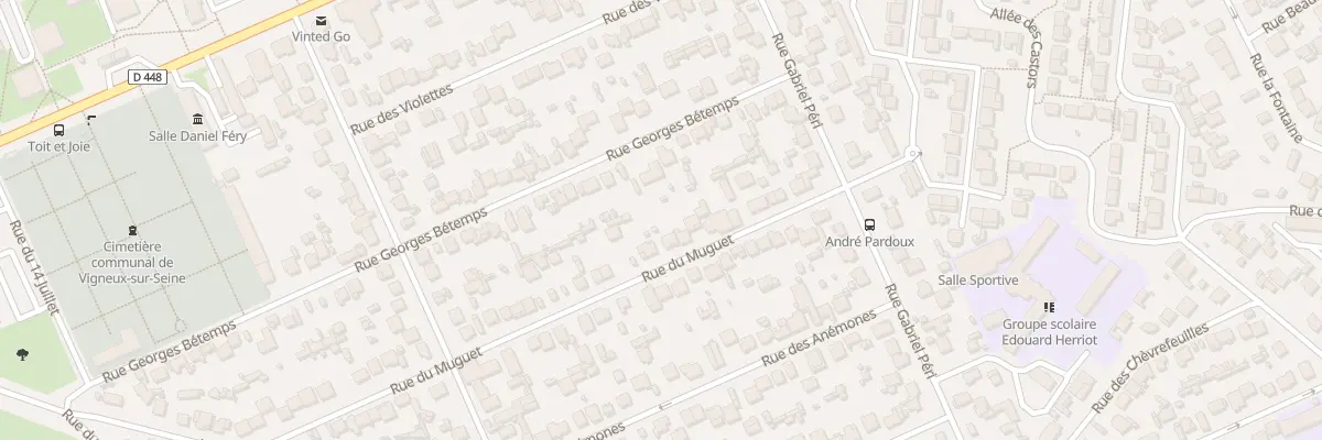 Plan du 43 Rue du Muguet à Vigneux-sur-Seine