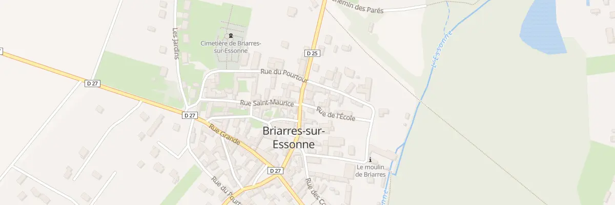 Plan du 1 Rue de l’Ecole à Briarres-sur-Essonne