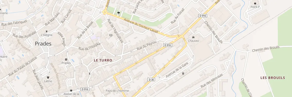 Plan du 9001 Rue du Pérou à Prades