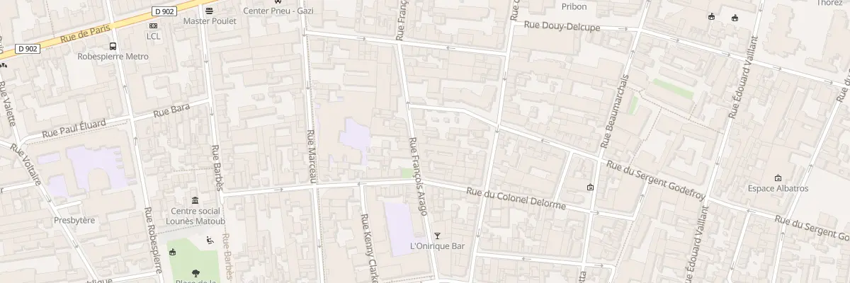 Plan du 49 Rue Francois Arago à Montreuil