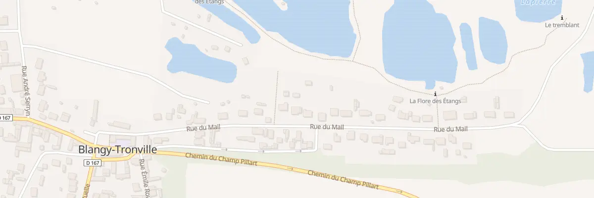 Plan du 15 Rue du Mail à Blangy-Tronville