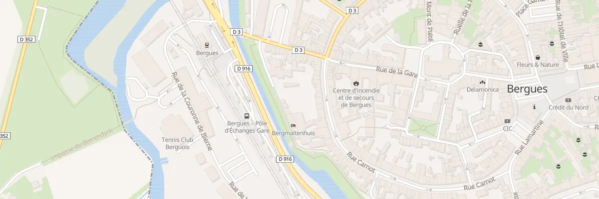 Plan du 11 Rue Carnot à Bergues