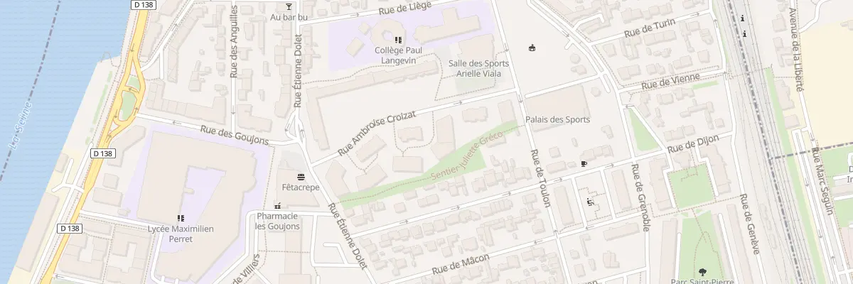 Plan du 4 Rue Ambroise Croizat à Alfortville