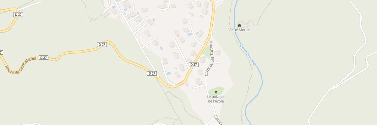 Plan du 40B Camí Del Canigó à Taurinya