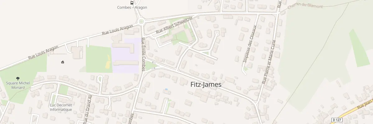 Plan du 4 Rue Calmette Guérin à Fitz-James