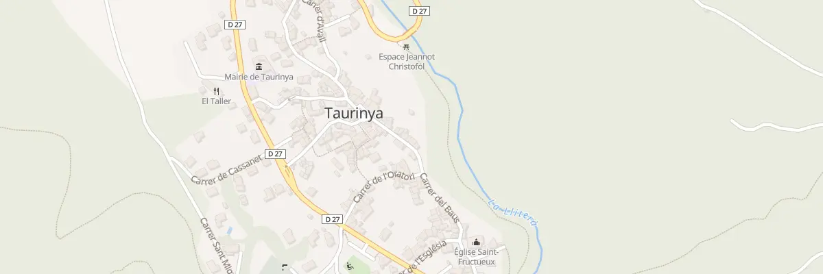 Plan du 28 Le Village à Taurinya