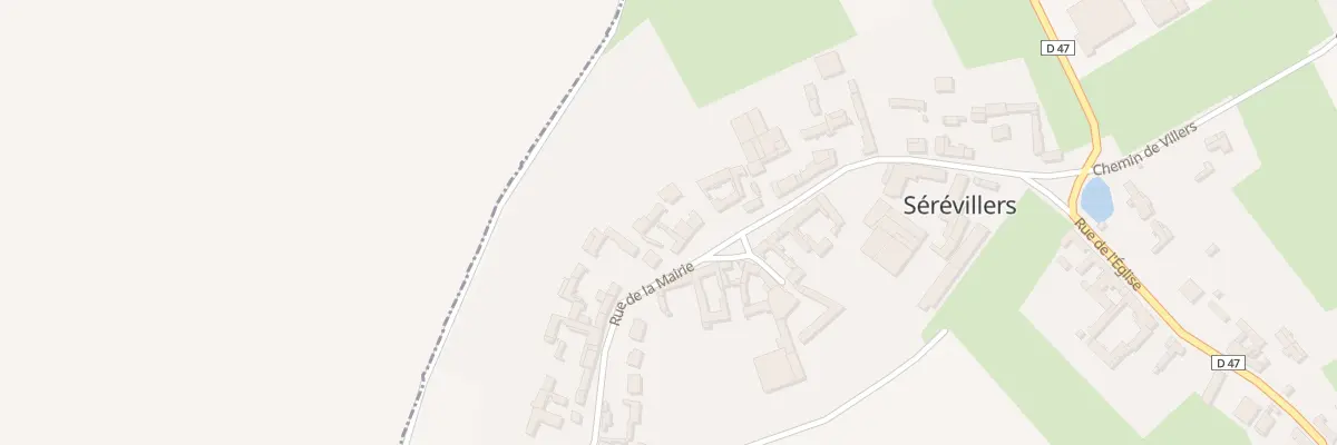 Plan du 32 Rue de la Mairie à Sérévillers