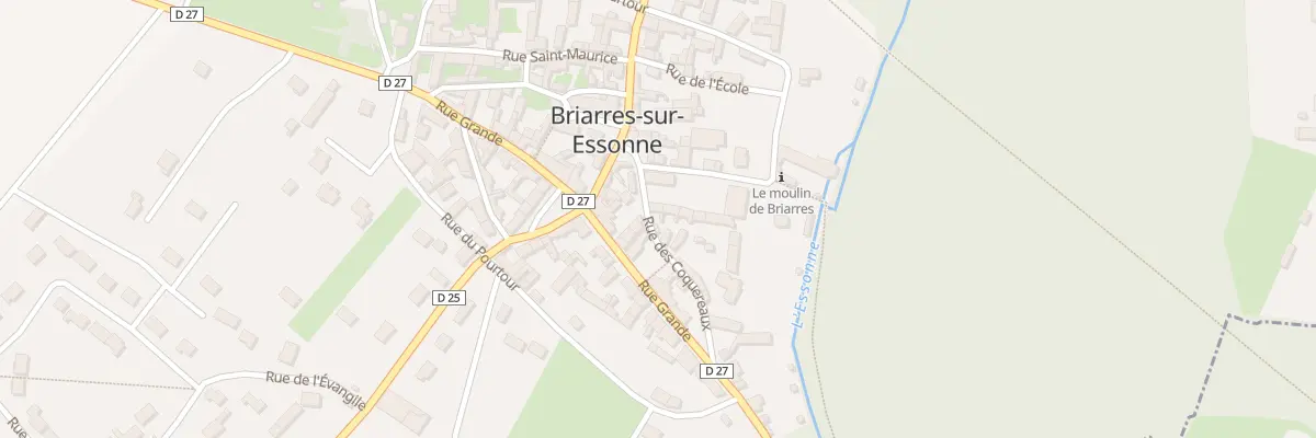 Plan du 43 Rue des Coquereaux à Briarres-sur-Essonne
