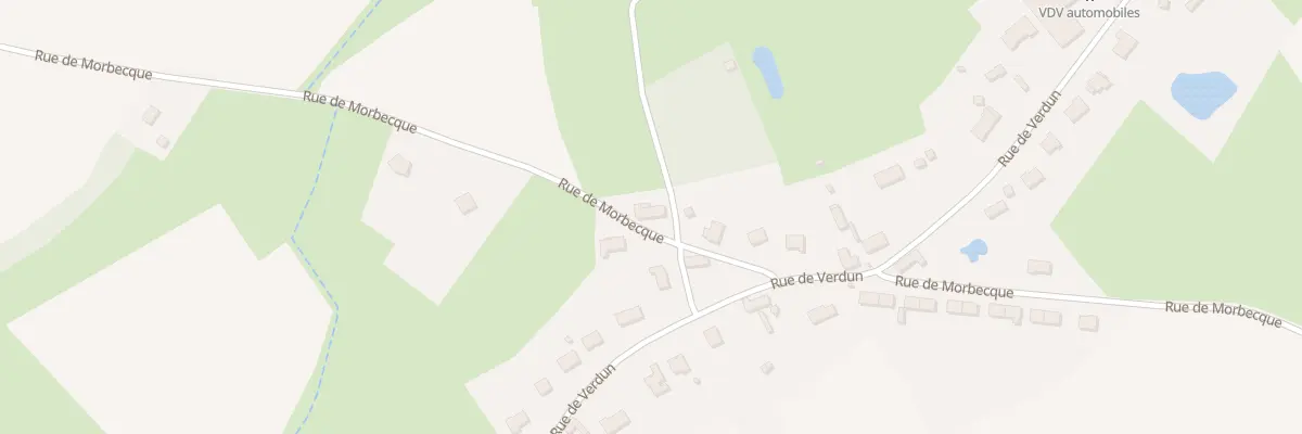 Plan du 1465 Rte de Morbecque à Lynde