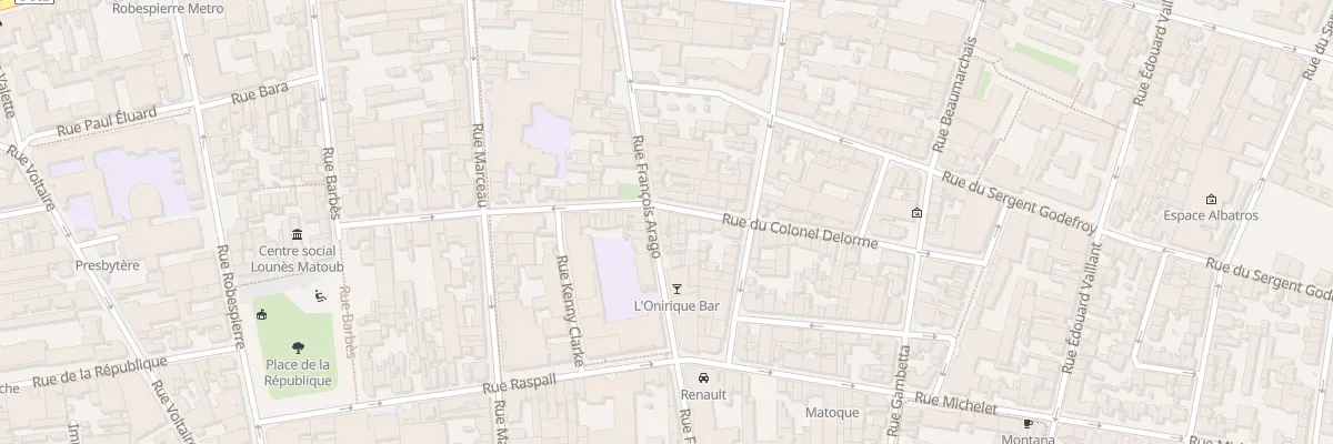 Plan du 65 Rue Francois Arago à Montreuil