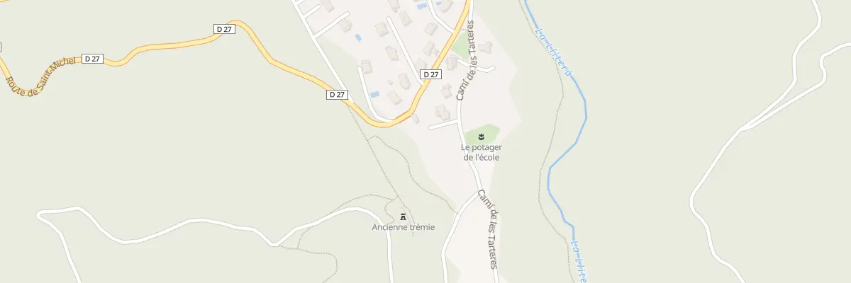 Plan du 10 Cami de Las Tarteres à Taurinya