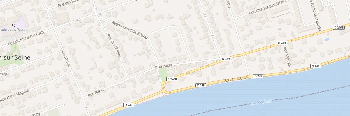 Plan du 23 Rue Pitois à Ablon-sur-Seine