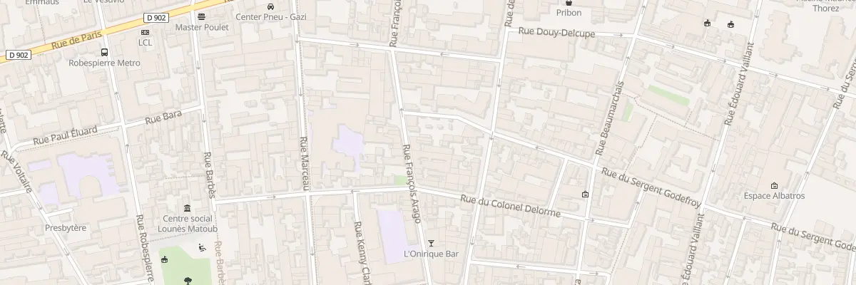 Plan du 47 Rue Francois Arago à Montreuil