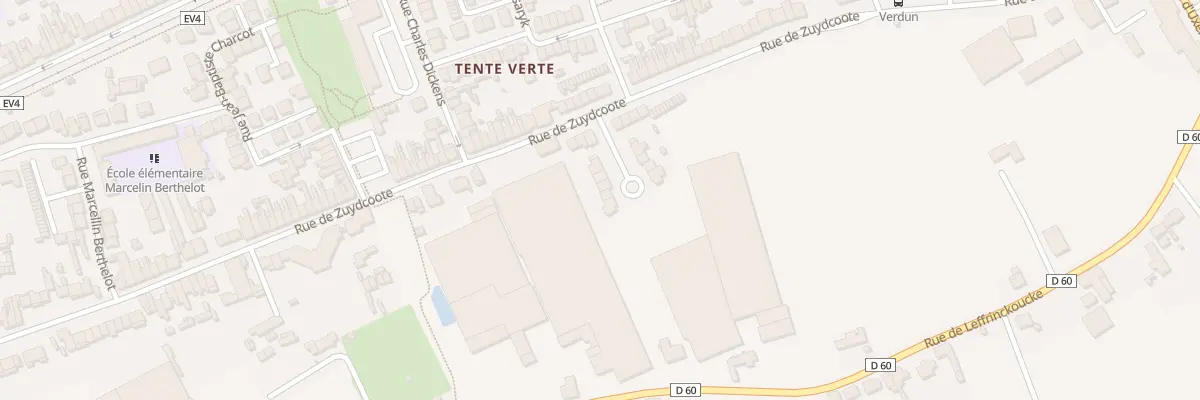 Plan du 48 Rue Arsène Bossu à Dunkerque