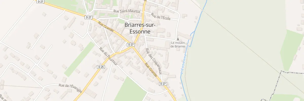 Plan du 57 Rue des Coquereaux à Briarres-sur-Essonne
