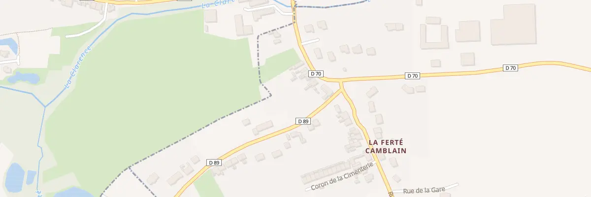Plan du 21 Rue de la Gare à Camblain-Châtelain