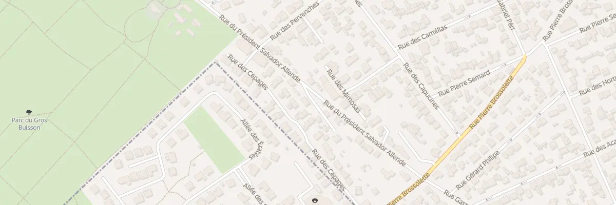Plan du 70T Rue du Pdt Salvador Allende à Vigneux-sur-Seine