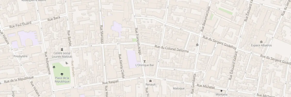 Plan du 39 Rue du Colonel Delorme à Montreuil