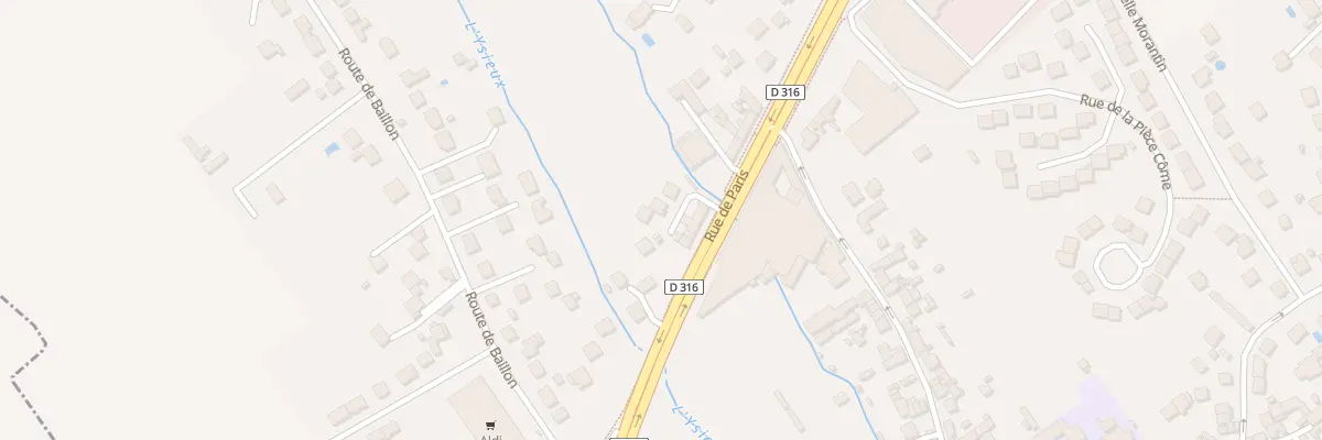 Plan du 36 Rue de Paris à Chaumontel