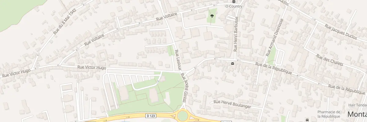 Plan du 3 Rue de la République à Montataire