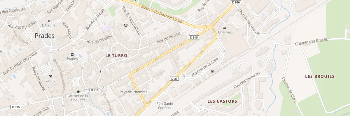 Plan du 3 Rue du Canigou à Prades