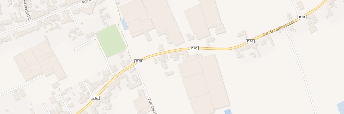 Plan du 476 Rue de Leffrinckoucke à Dunkerque