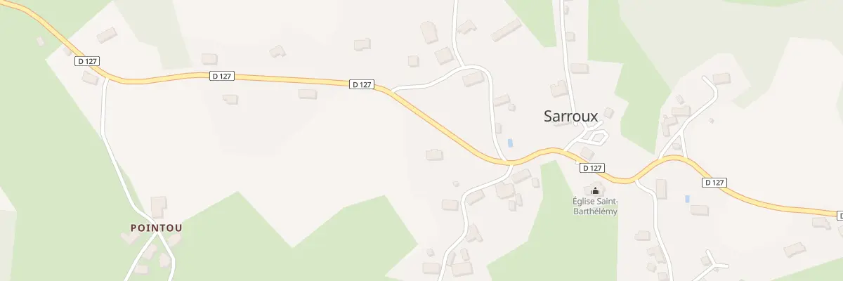 Plan du 117 Le Bourg de Sarroux à Sarroux - Saint Julien