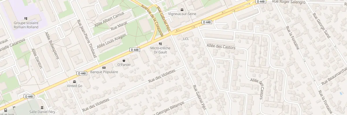Plan du 57 Rue des Violettes à Vigneux-sur-Seine