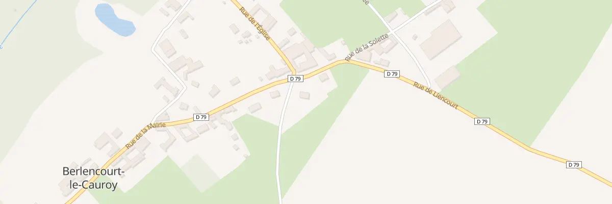 Plan du 8 Rue de Liencourt à Berlencourt-le-Cauroy