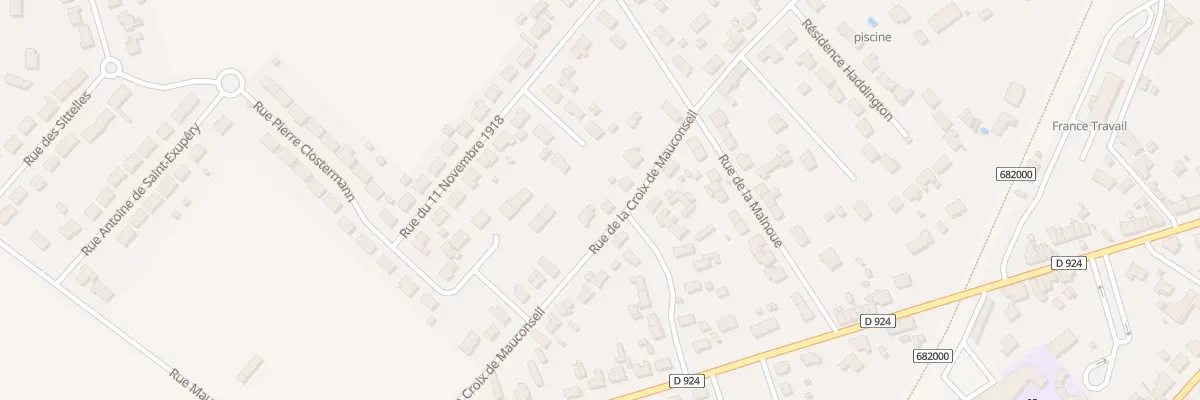 Plan du 34 Rue de la Croix de Mauconseil à Aubigny-sur-Nère