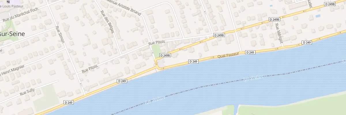 Plan du 1 Quai Pasteur à Ablon-sur-Seine
