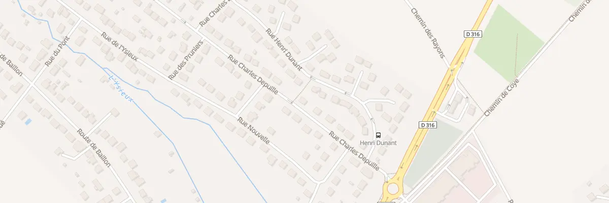 Plan du 12 Rue Charles Depuille à Chaumontel