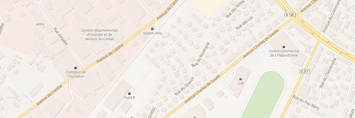 Plan du 3 Rue du Languedoc à Aurillac