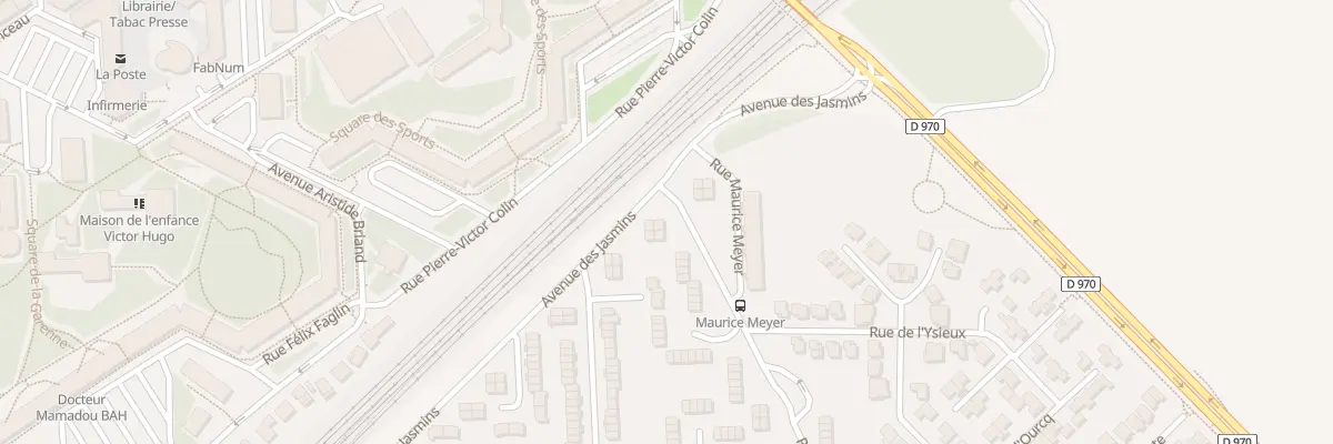 Plan du 21 Rue Maurice Meyer à Gonesse