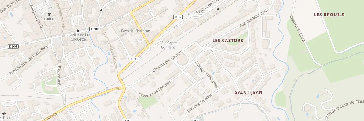 Plan du 23 Av des Cerisiers à Prades
