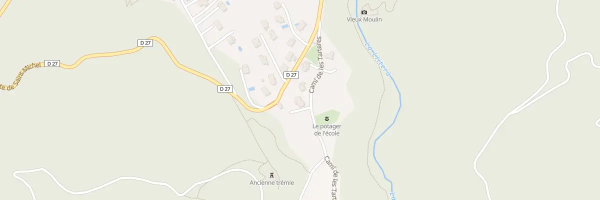 Plan de Cami de Las Tarteres à Taurinya
