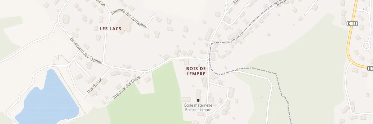 Plan du 1 Pl du 1er Mai à Champagnac