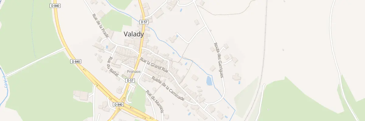 Plan du 5513A Valady à Valady
