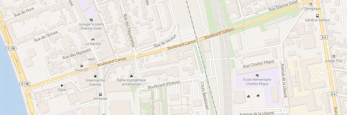 Plan du 46 Bd Carnot à Alfortville
